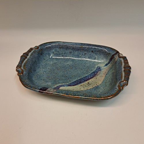 Click to view detail for #230778 Baking Dish Blue/Red/White $14